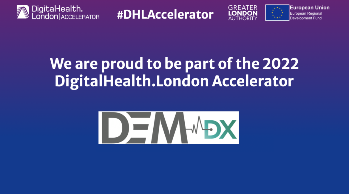 DemDx selected for DigitalHealth.London Accelerator programme